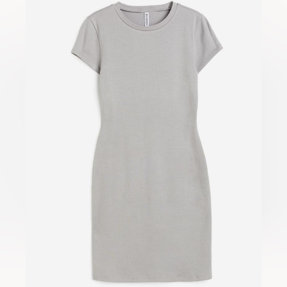 H&M Ribbed Bodycon Dress